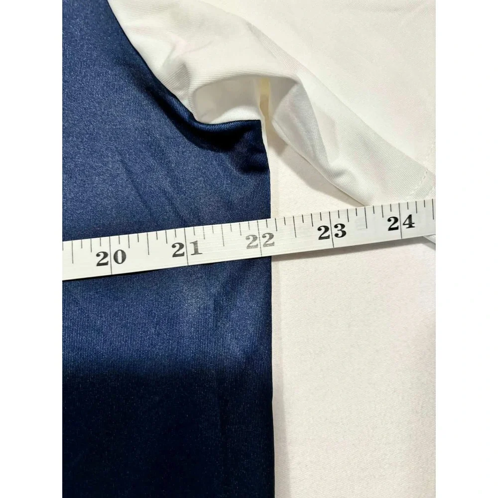 Callaway Mens Opti-Dri Golf Polo Shirt Large Peacoat Navy‎ White  NWT